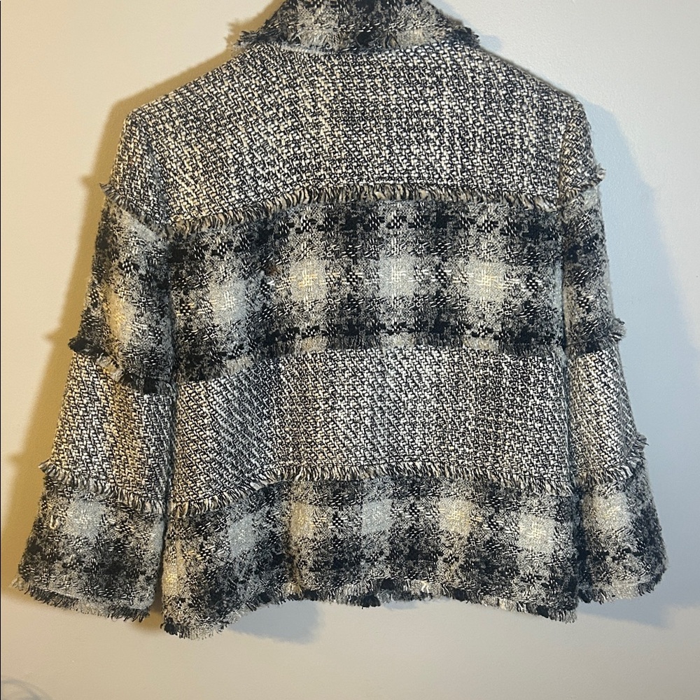 Ruby Rd, Jacket w/ Fringed Hems - Picture 5 of 9